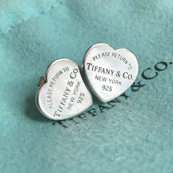 return to tiffany medium heart earrings 